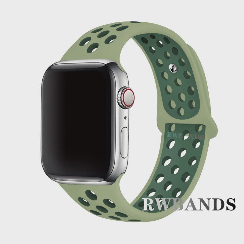 Ademende Sportband voor Apple Watch (38-49mm) - Comfortabele Vervangingsband