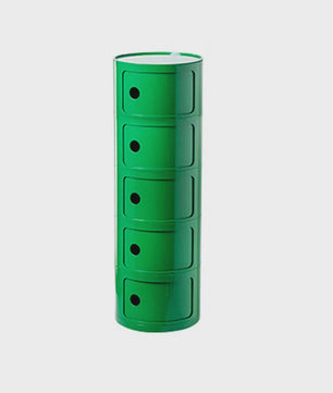 Moderne Ronde Nachtkastje - Minimalistisch Plastic Bijzetkastje