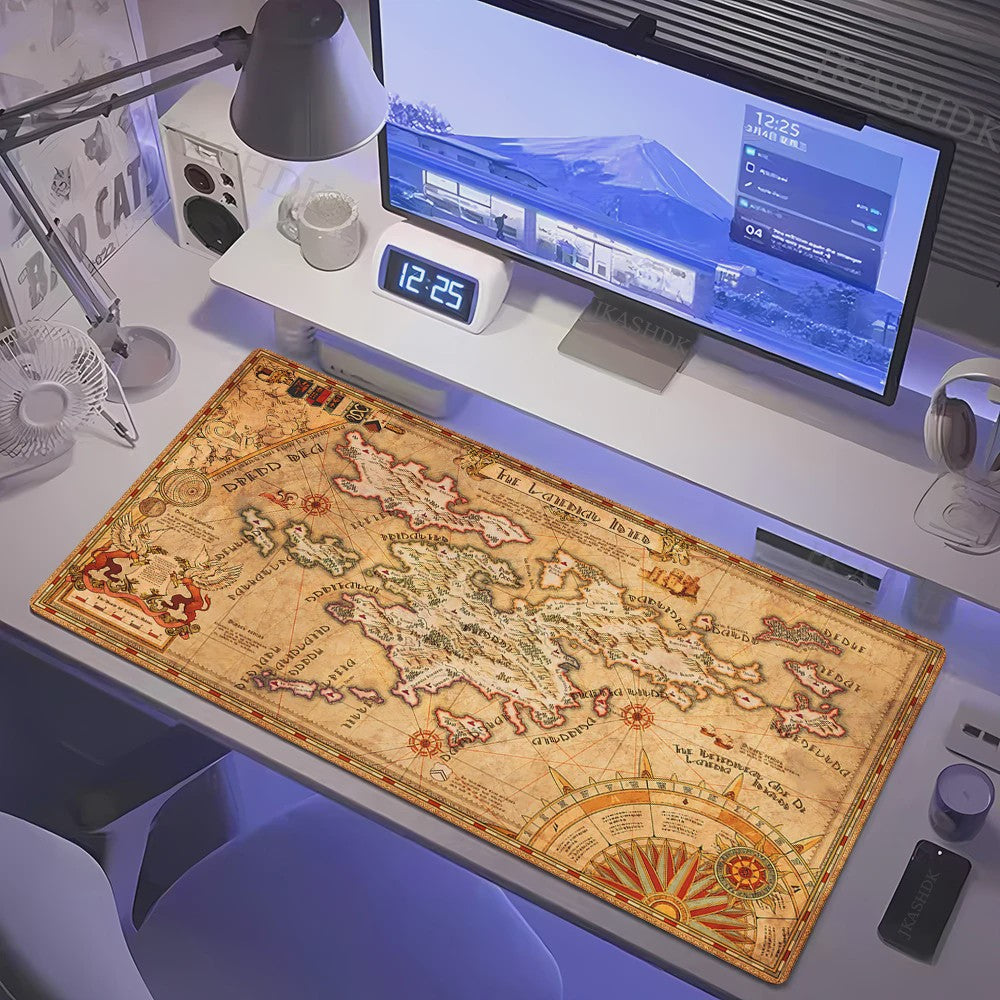 Grote Gaming Muismat XL - Lotrs Film Thema Deskmat voor PC & Bureau