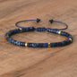 Natuurlijke Blauwe Emperor Steen Kralen Armband - Verstelbaar & Uniek