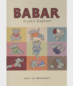 Babar Poster Canvas - Sprookjes Kunst voor Kinderkamer & Babykamer Decoratie