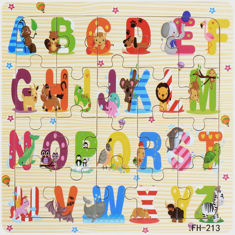 Houten 3D Puzzel Set - 20 Stuks - Dieren & Voertuigen - Educatief Montessori Speelgoed voor Kinderen 3-6 Jaar