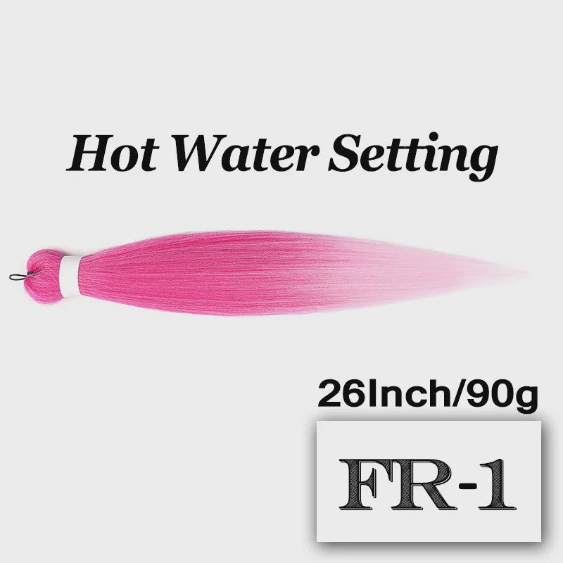Pre-stretched Braiding Hair 26 Inch - Synthetische Haarverlengingen voor Crochet Braids in Kleuren