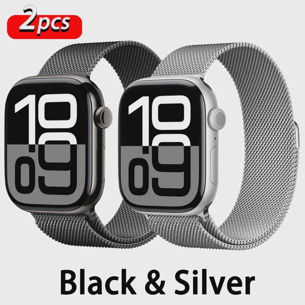 Milanese Loop Band voor Apple Watch - Premium Roestvrij Staal - Diverse Maten & Series