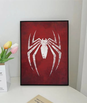 Frameloze Spiderman Poster - Marvel Kunst Print voor Woonkamer, Slaapkamer, Bar