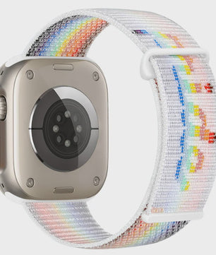 Nylon Sportband voor Apple Watch (38-49mm) - Ademend & Verstelbaar met Klittenband