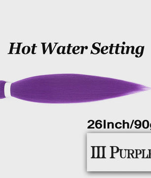 Pre-stretched Braiding Hair 26 Inch - Synthetische Haarverlengingen voor Crochet Braids in Kleuren