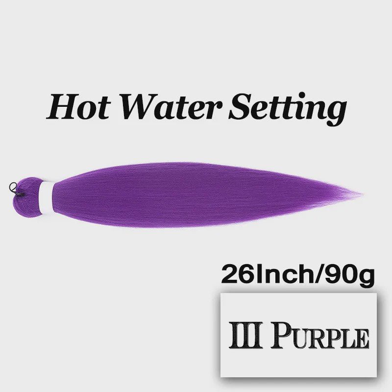 Pre-stretched Braiding Hair 26 Inch - Synthetische Haarverlengingen voor Crochet Braids in Kleuren