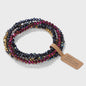 Set van 4 Kristallen Kralen Armbanden - Kleurrijk & Elegant