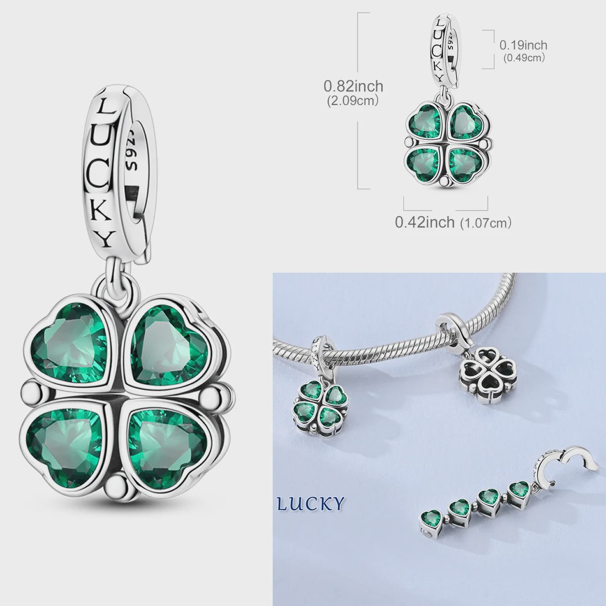 925 Sterling Zilveren Bedel: Vlinder & Vuurvliegje - DIY Sieraden voor Armband & Ketting
