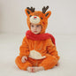 Baby Romper Dierenkostuum Kigurumi - Zacht Flanellen Jumpsuit voor Jongens & Meisjes