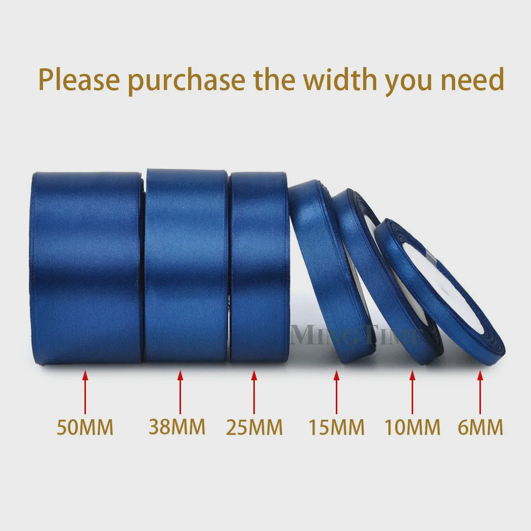 Satijnen Lint 22 Meter - Diverse Breedtes (6mm t/m 50mm) voor Decoratie & Knutselen