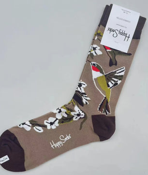 Happy Socks Heren Mid-tube Sokken - Pure Katoen, Klassiek Comfort - Maat 41-46