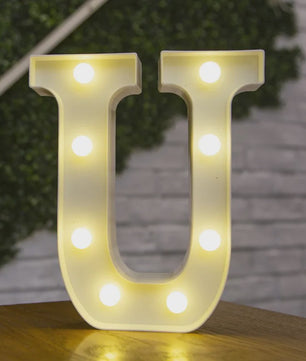 Decoratieve LED Letter & Cijfer Lampen - Creëer Sfeer met Warm Licht