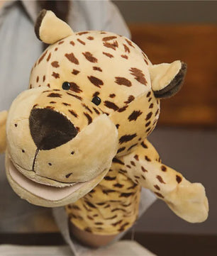 Zachte Pluche Handpoppen - Educatief Speelgoed voor Baby's en Kinderen (Diverse Dieren)