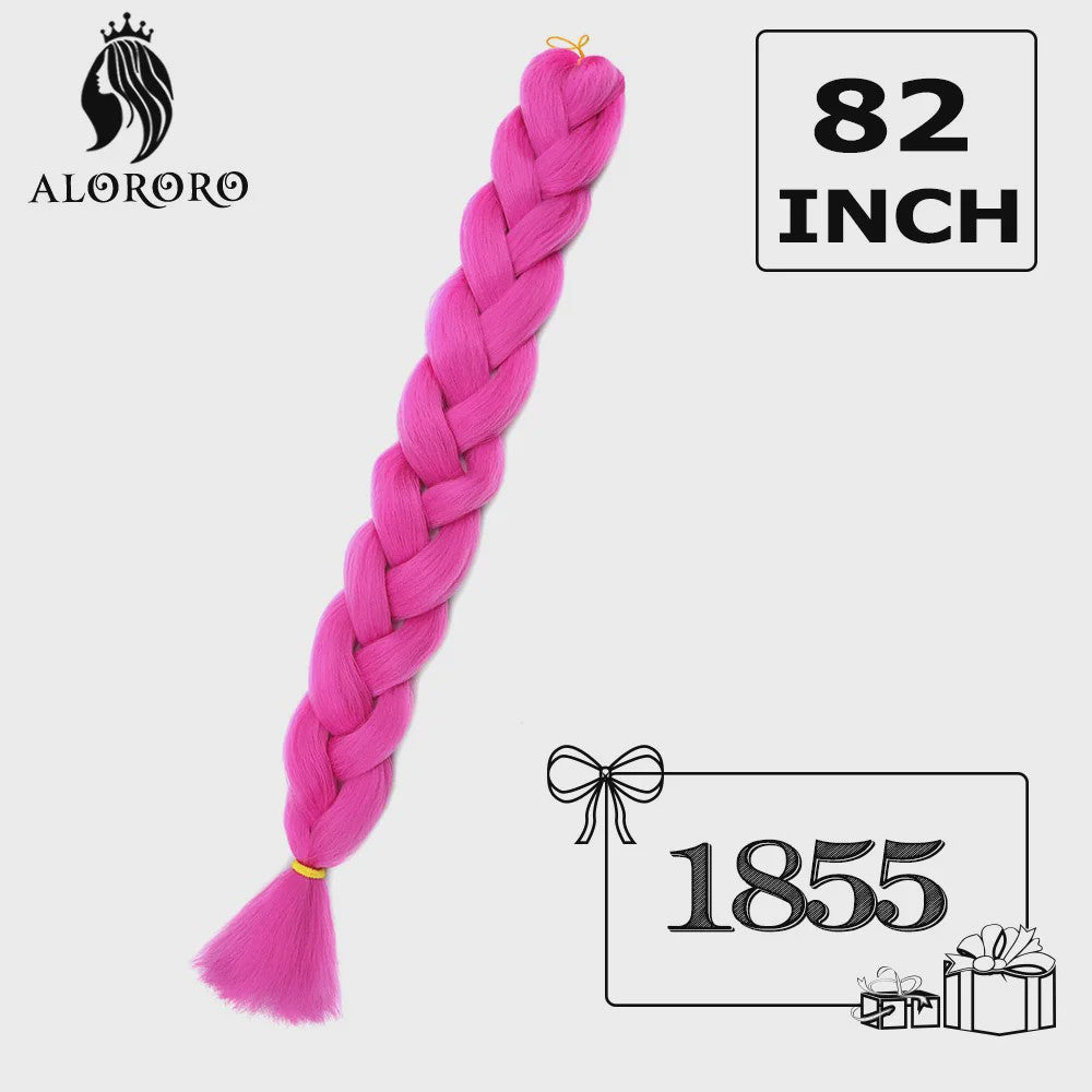 Alororo Jumbo Braids Haarverlenging - 82 Inch Synthetisch Hittebestendig Vlecht Haar