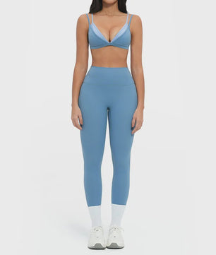 Dames Yogaset: Seamless Sport BH & Hoge Taille Legging