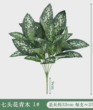 Zijden Schildpadblad Plantenbladeren - Kunstmatige Dieffenbough Decoratie voor Woonkamer