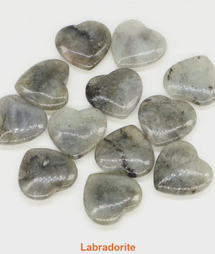 Natuurlijke Hartvormige Kristalstenen (20mm) - Amethist, Edelsteen voor DIY & Decoratie