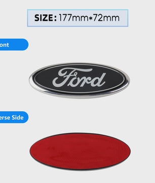 Ford Embleem Stickers - Set van 8 Stuks - Hood, Bonnet & Trunk - Universeel