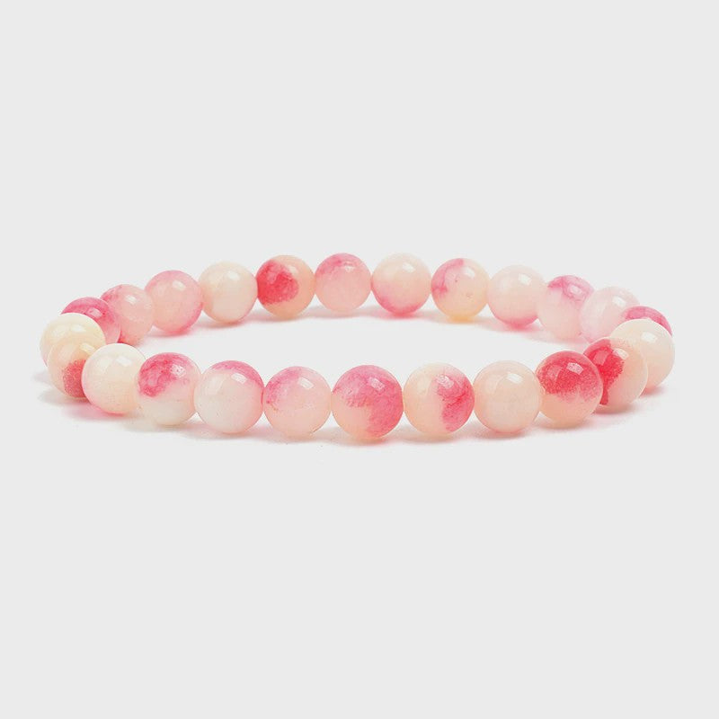 Natuurstenen Kralen Armband - Amethist, Aquamarijn, Jade & meer