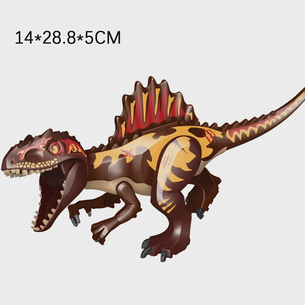 Grote Bouwblok Dinosaurus Speelgoed - Indominus Rex & Tyrannosaurus Rex Modellen