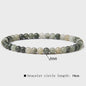 Natuursteen Armband met Kwarts, Kattenoog, Jades & Aquamarijn Kralen - Stretch Bangle voor Dames & Heren