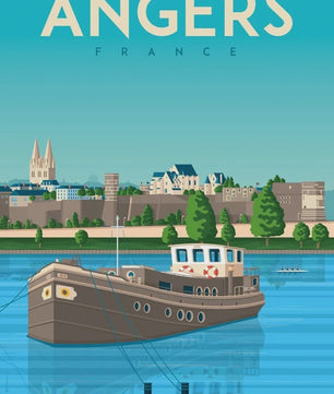 Nordic Canvas Poster: Kleurrijke Reisposters van Europese Steden - Parijs, Nice, Monaco