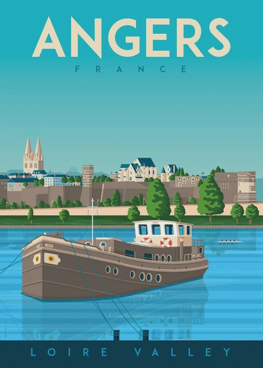 Nordic Canvas Poster: Kleurrijke Reisposters van Europese Steden - Parijs, Nice, Monaco