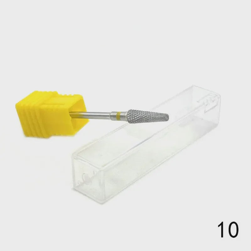 Professionele Tungsten Carbide Nagelboor Bits Set - 33 Stijlen voor Manicure & Pedicure