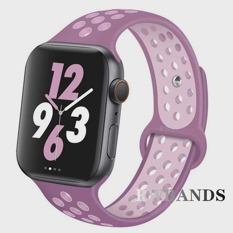 Ademende Sportband voor Apple Watch (38-49mm) - Comfortabele Vervangingsband