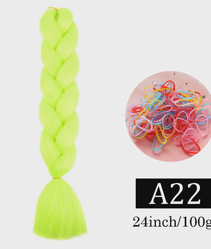 24 Inch Jumbo Braids Haarverlenging - Synthetisch Vlechtkapsel met Ombre Kleuren