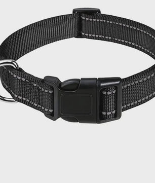 Verstelbare Halsband voor Honden en Puppies met Reflecterende Strepen - Veilig en Comfortabel
