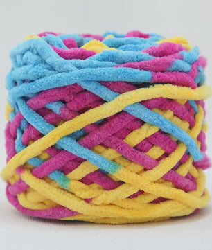 Chenille Garen 100g/bol - Super Zacht Dik Wol Garen voor Handbreien, DIY Sjaals & Projecten