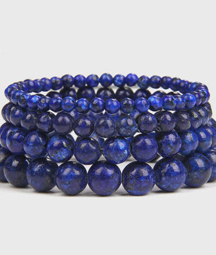 Handgemaakte Natuursteen Armbanden - Onyx & Agate Kralen - Yoga & Reiki Energie - Unisex 19cm