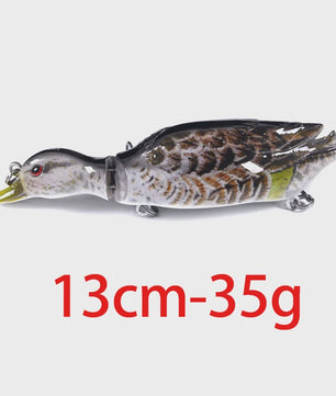Realistische Eenden Vissen Lokaas - 8.5cm, 12g - Perfect voor Baars, Karper & Snoek