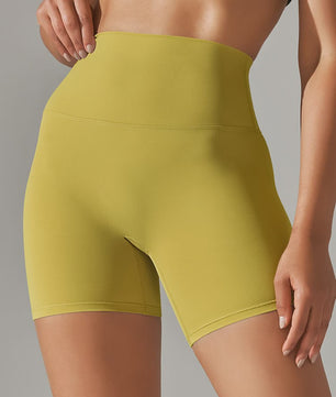 Dames Sportshorts Hoge Taille Squat Proof - Sneldrogend voor Yoga, Fitness & Fietsen
