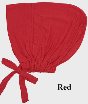 Zachte Modal Binnen Hijab Cap met Strik - Islamitische Turban Hoofddoek