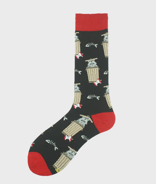 Unisex Happy Socks met Vrolijke Ontwerpen: Dinosaurus, Alien, Haai & Meer