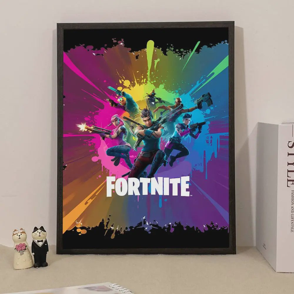 Fortnite Game Poster - Decoratieve Muurkunst voor Fans