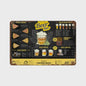 Retro Metal Bier Merk Poster - Decoratie voor Man Cave, Bar & Club