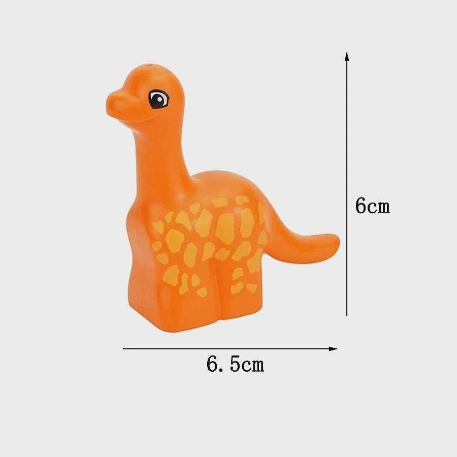 Grote Bouwstenen Dierenpark & Boerderij Figuren - Compatibel met Duplo