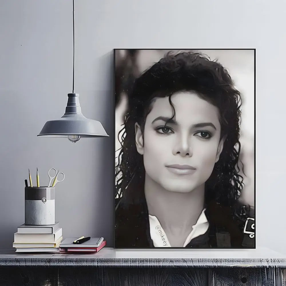 Iconische Michael Jackson Poster - Retro Muziek Kunst Decoratie