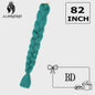 Alororo Jumbo Braids Haarverlenging - 82 Inch Synthetisch Hittebestendig Vlecht Haar
