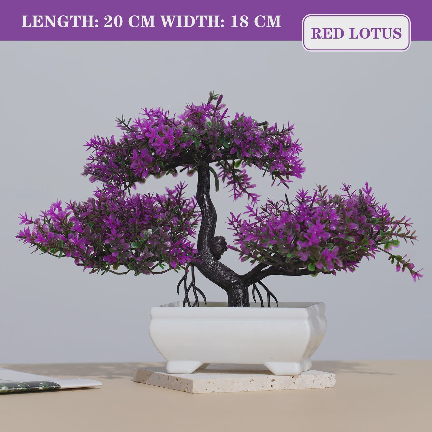 Kunst Bonsai Boom Potted Plant - Decoratieve Kunstplant voor Huis & Kantoor