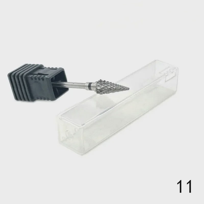 Professionele Tungsten Carbide Nagelboor Bits Set - 33 Stijlen voor Manicure & Pedicure