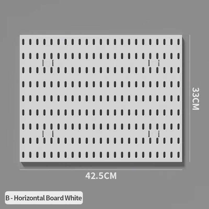 Modulaire Bureau Pegboard Organizer - Wandmontage, Staand & Clip-on