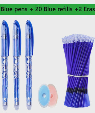 Set van 25 Kawaii Uitwisbare Gelpennen - Vloeiend Schrijven en Wissen voor School & Kantoor