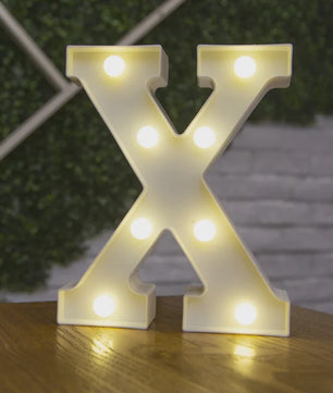Decoratieve LED Letter & Cijfer Lampen - Creëer Sfeer met Warm Licht