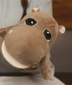 Zachte Pluche Handpoppen - Educatief Speelgoed voor Baby's en Kinderen (Diverse Dieren)